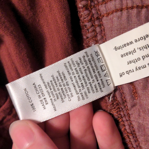 Burgundy Corduroy Skirt - Picture 4 of 6